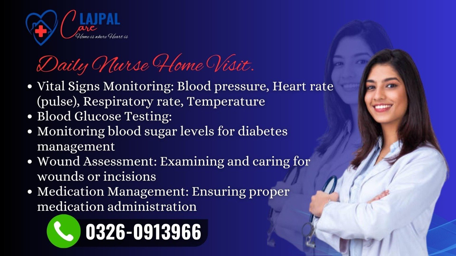 Home Nurse Services in Lahore