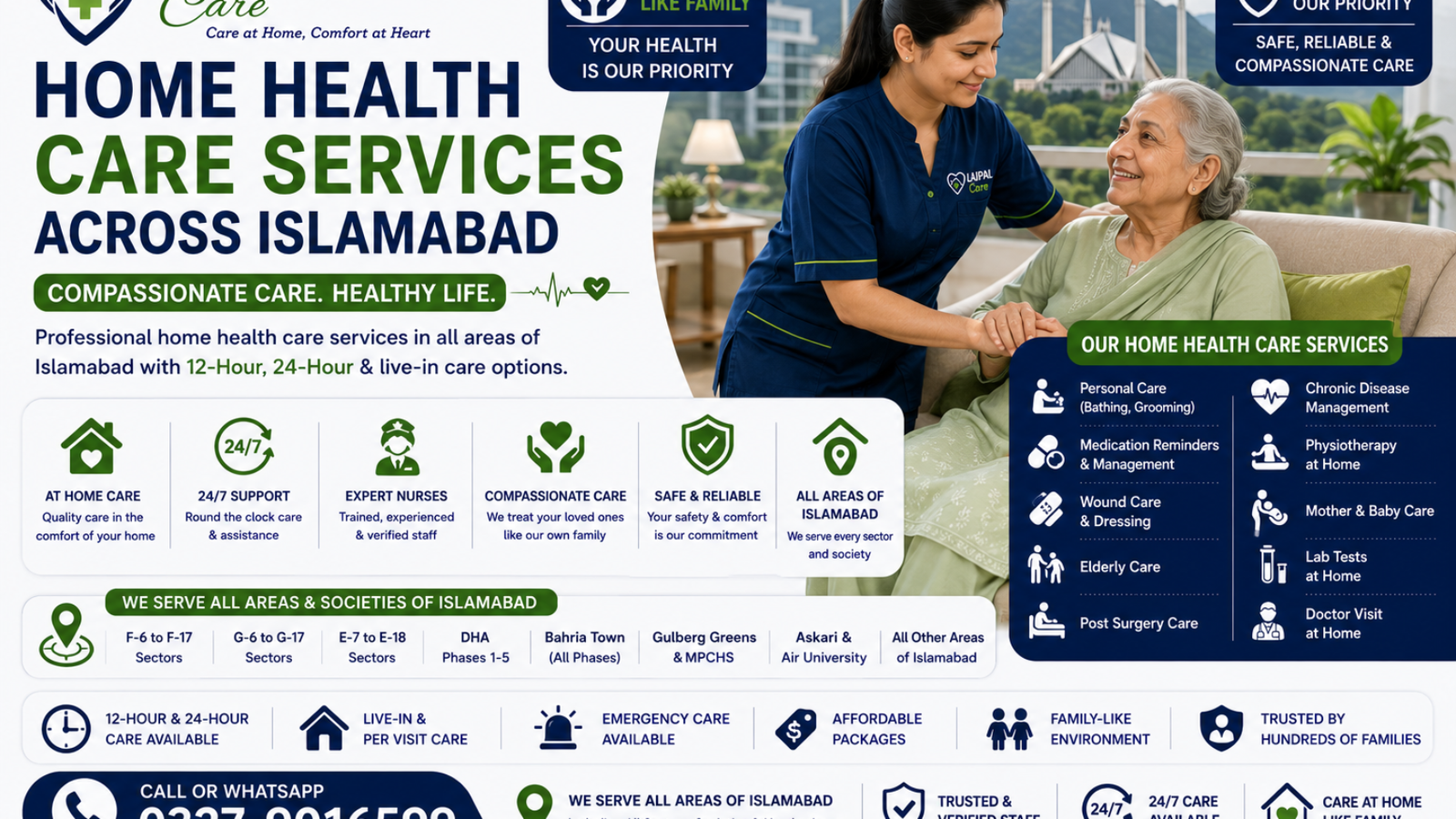 Home Health Care Services Across Islamabad