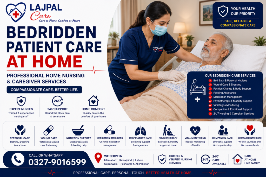 Bedridden Patient Care at Home Professional Home Nursing & Caregiver Services