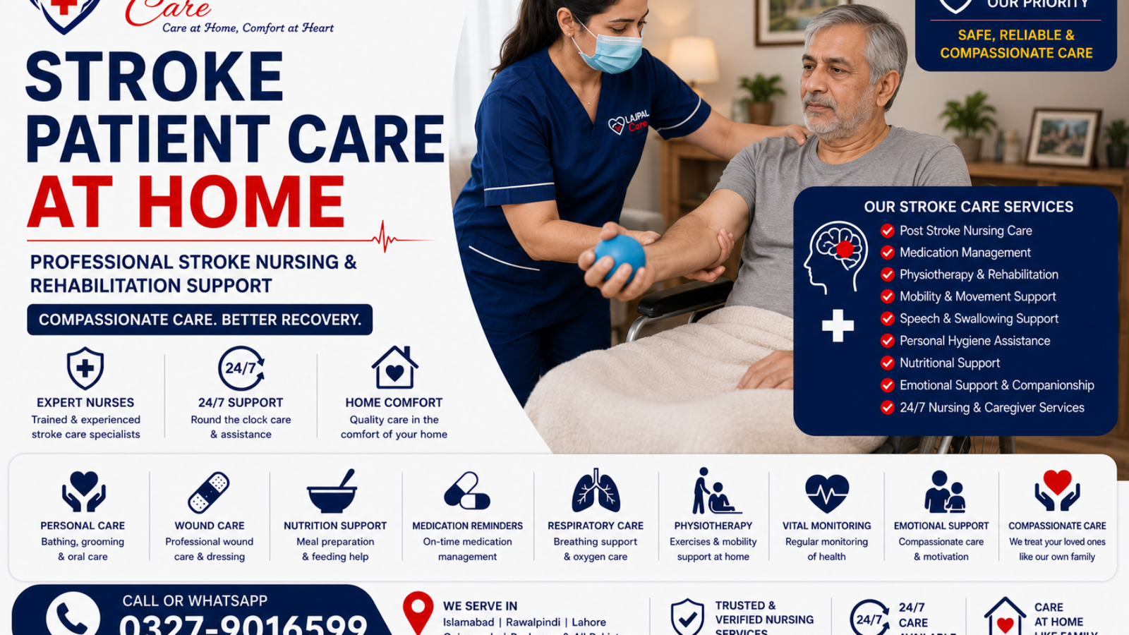 Stroke Patient Care at Home | Professional Stroke Nursing & Rehabilitation Support